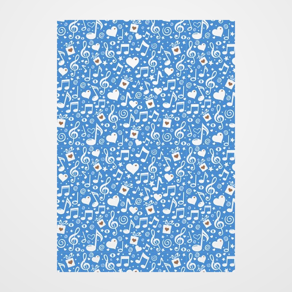 PAPEL de REGALO BOBINA BASIKA 31 cm x 80 m (2 Kg aprox.) INFANTIL (IN1902-K 31 CM)