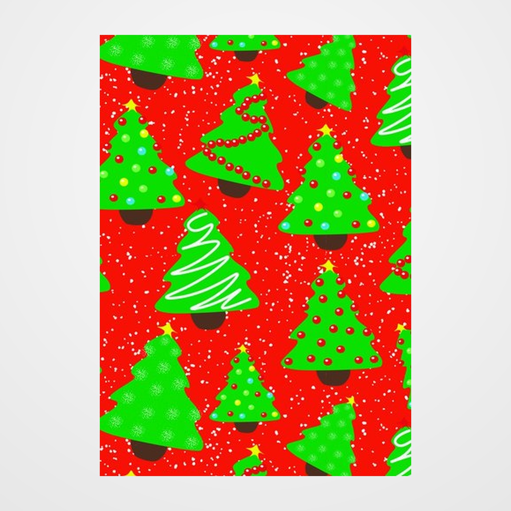 PAPEL de REGALO BOBINA BASIKA 31 cm x 80 m (2 Kg aprox.) NAVIDAD (NV2201-A 31 CM)