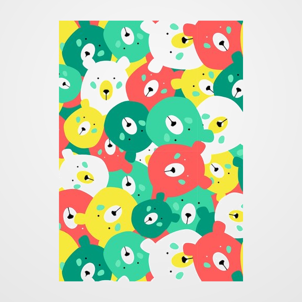 [10911053] PAPEL de REGALO BOBINA BASIKA 62 cm x 80 m (4 Kg aprox.) INFANTIL (IN1802-I 62 CM)