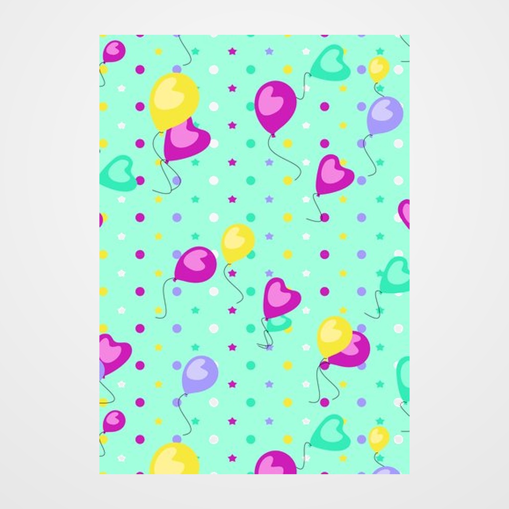PAPEL de REGALO BOBINA BASIKA 62 cm x 80 m (4 Kg aprox.) INFANTIL (IN2101-F 62 CM)