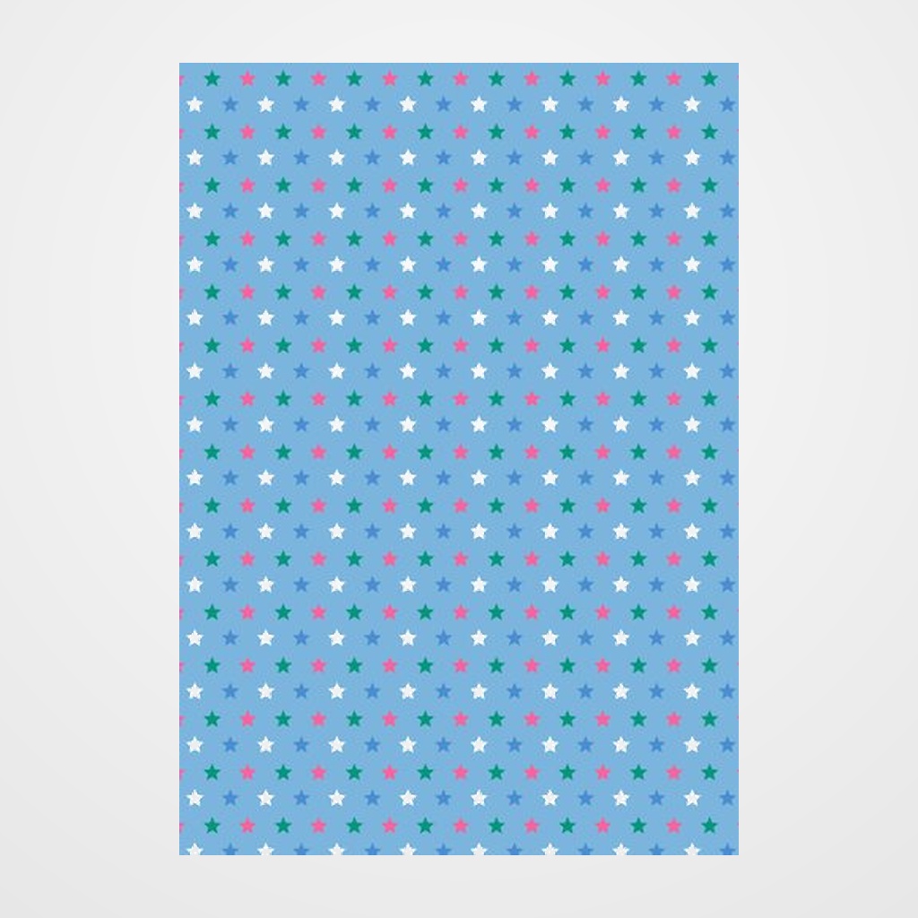 PAPEL de REGALO BOBINA BASIKA 62 cm x 80 m (4 Kg aprox.) INFANTIL (IN2104-G 62 CM)