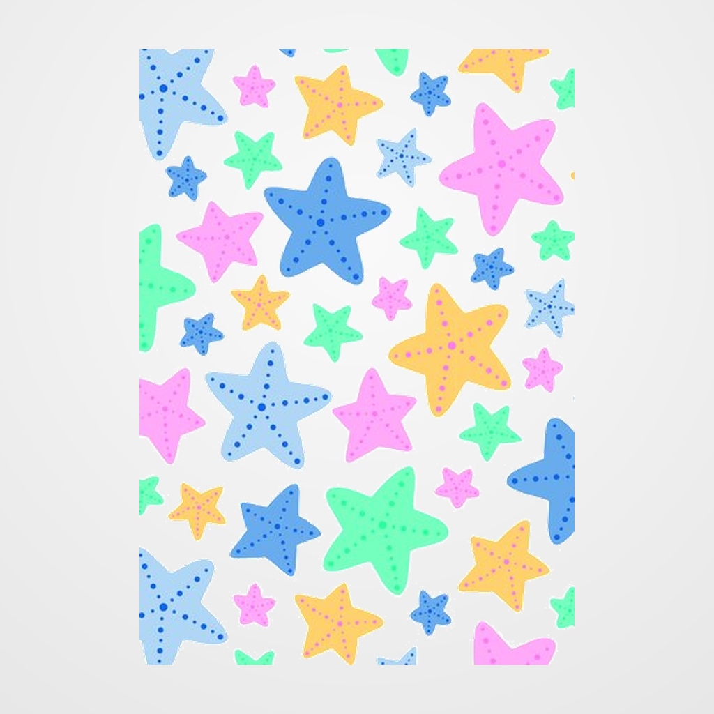 PAPEL de REGALO BOBINA BASIKA 62 cm x 80 m (4 Kg aprox.) INFANTIL (IN2202-A 62 CM)