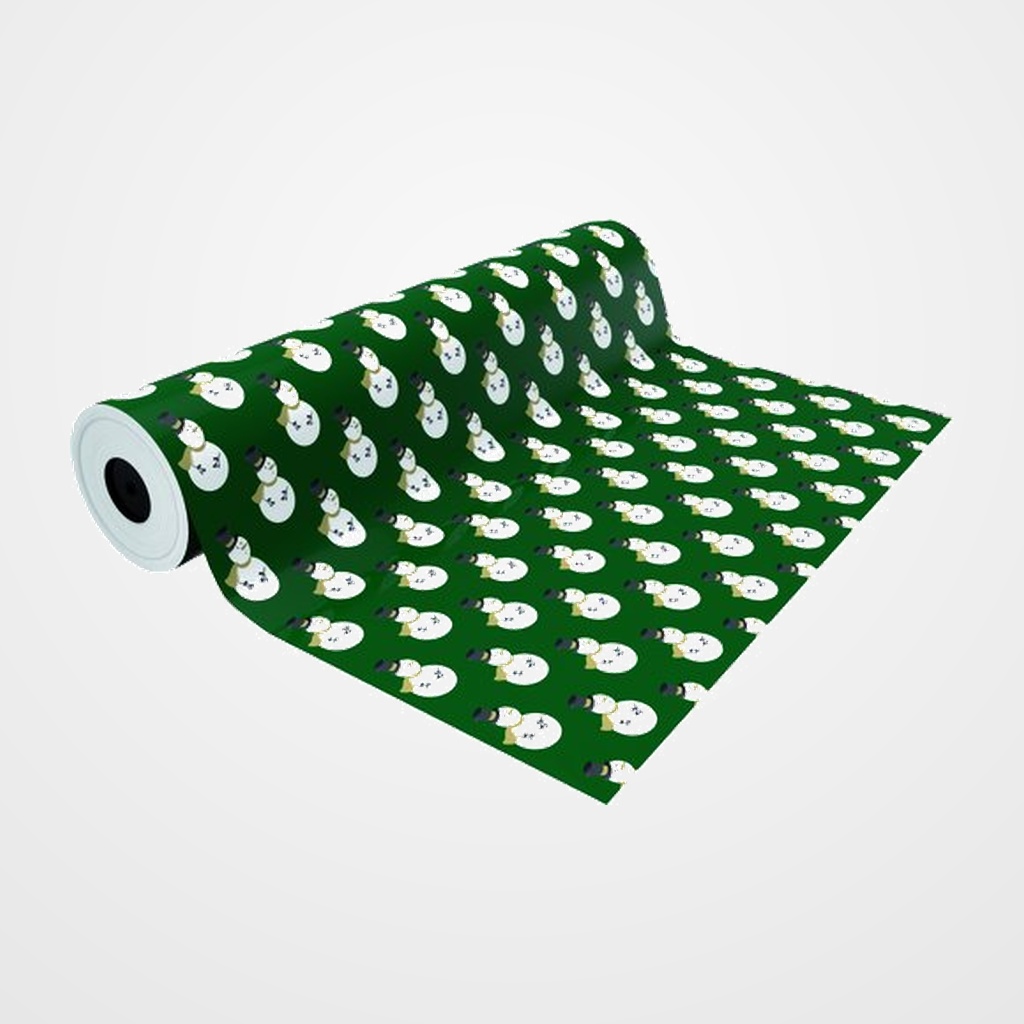 PAPEL de REGALO BOBINA BASIKA 62 cm x 80 m (4 Kg aprox.) NAVIDAD (NV1701-B 62 CM)