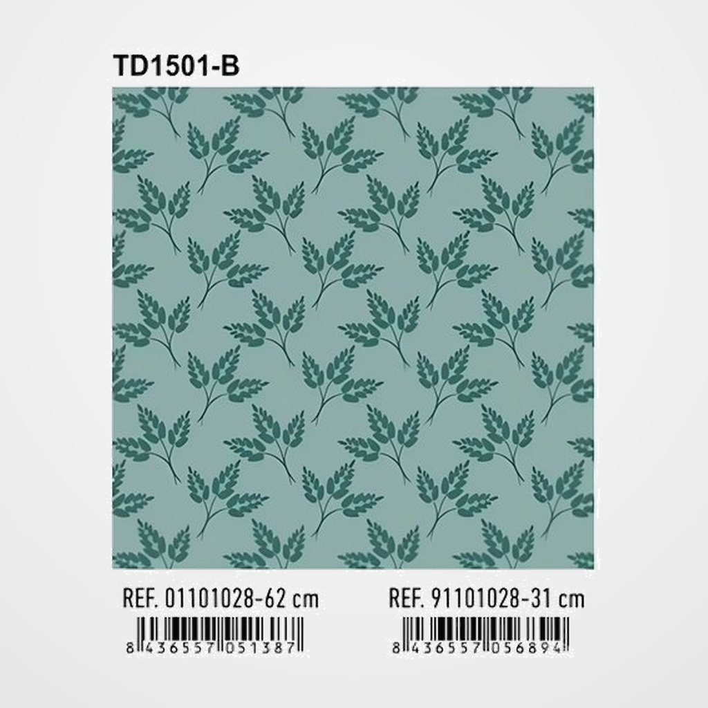 PAPEL de REGALO BOBINA BASIKA 62 cm x 80 m (4 Kg aprox.) TODO AÑO (TD1501-B 62 CM)