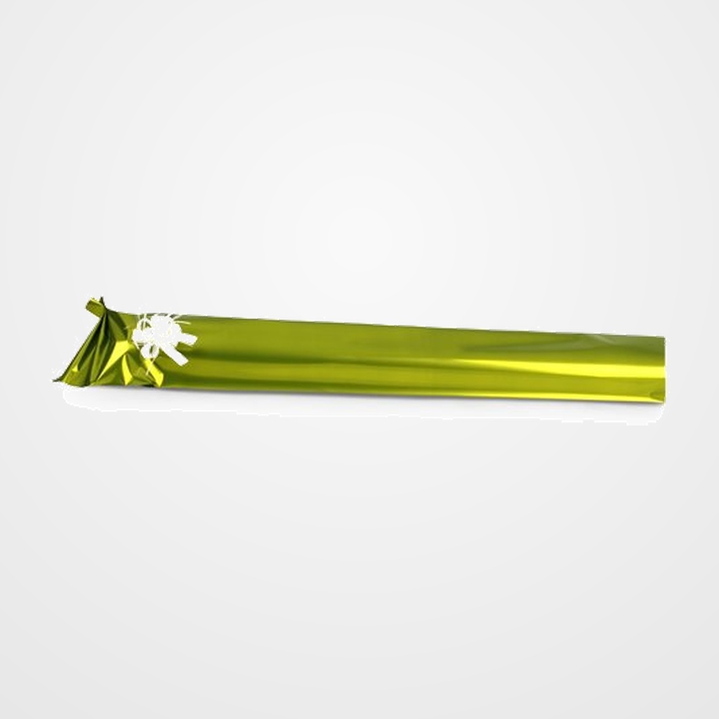 PAPEL de REGALO BOBINA COLIBRI 30 cm x 30 m SIMPLE VERDE ACIDO MATE