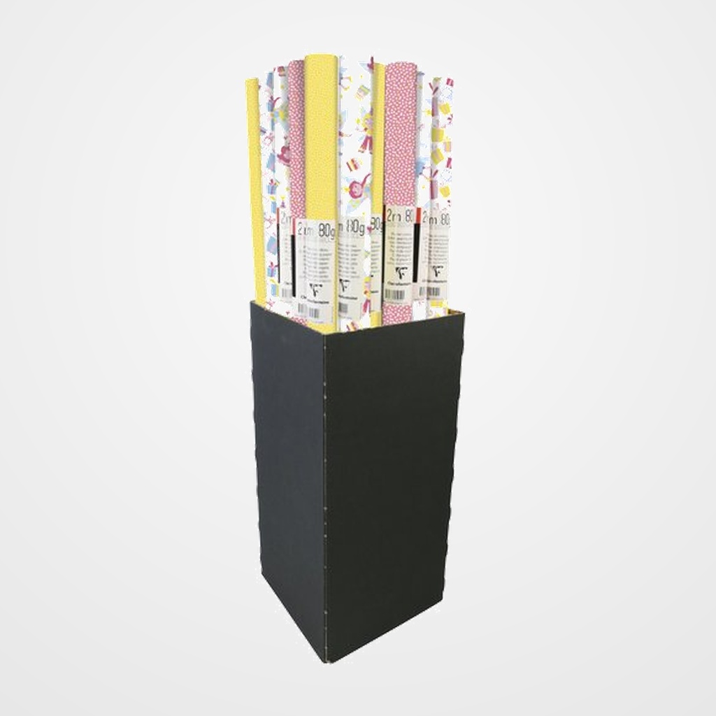 PAPEL de REGALO ROLLO CLAIREFONTAINE 0,7x2m (CAJA de 30) 80g EXCELLIA FAIRY
