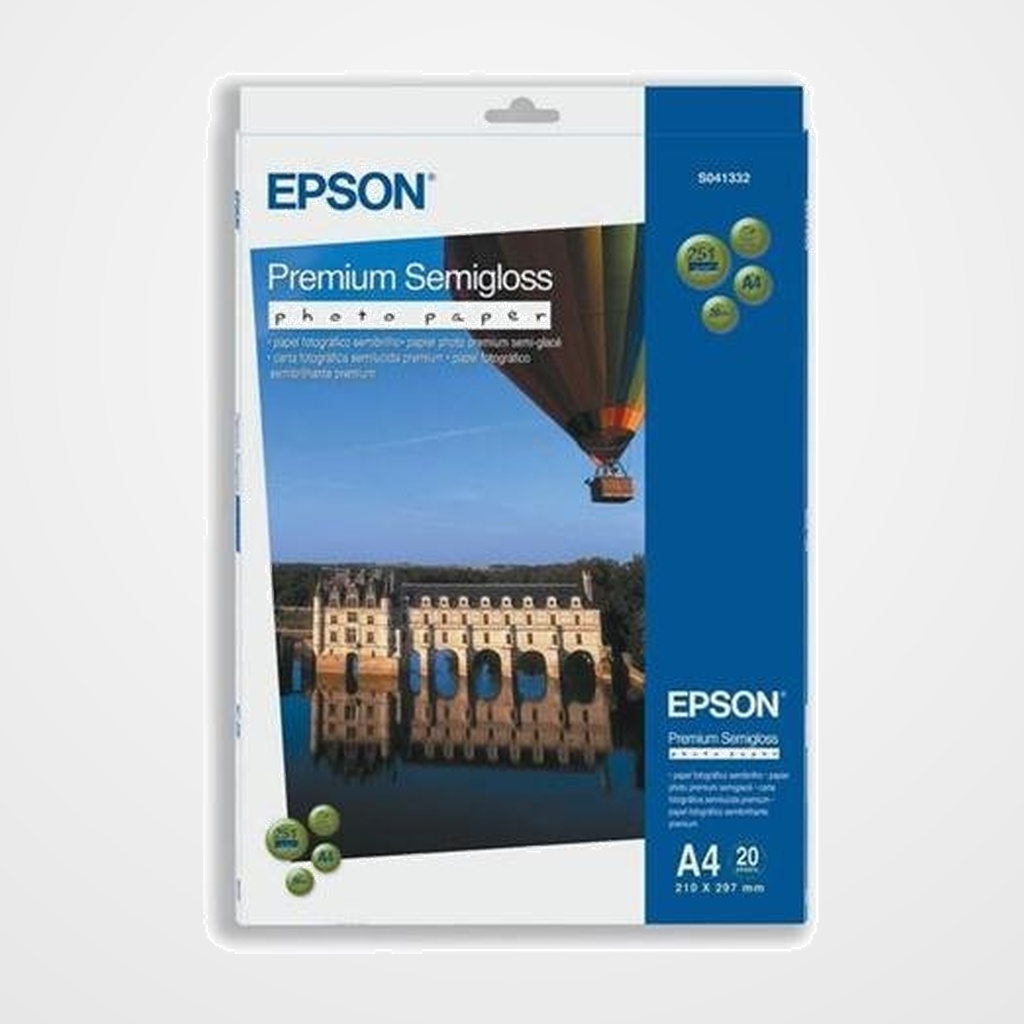 PAPEL INKJET EPSON FOTO A4 251g 20h SEMIGLOSSY