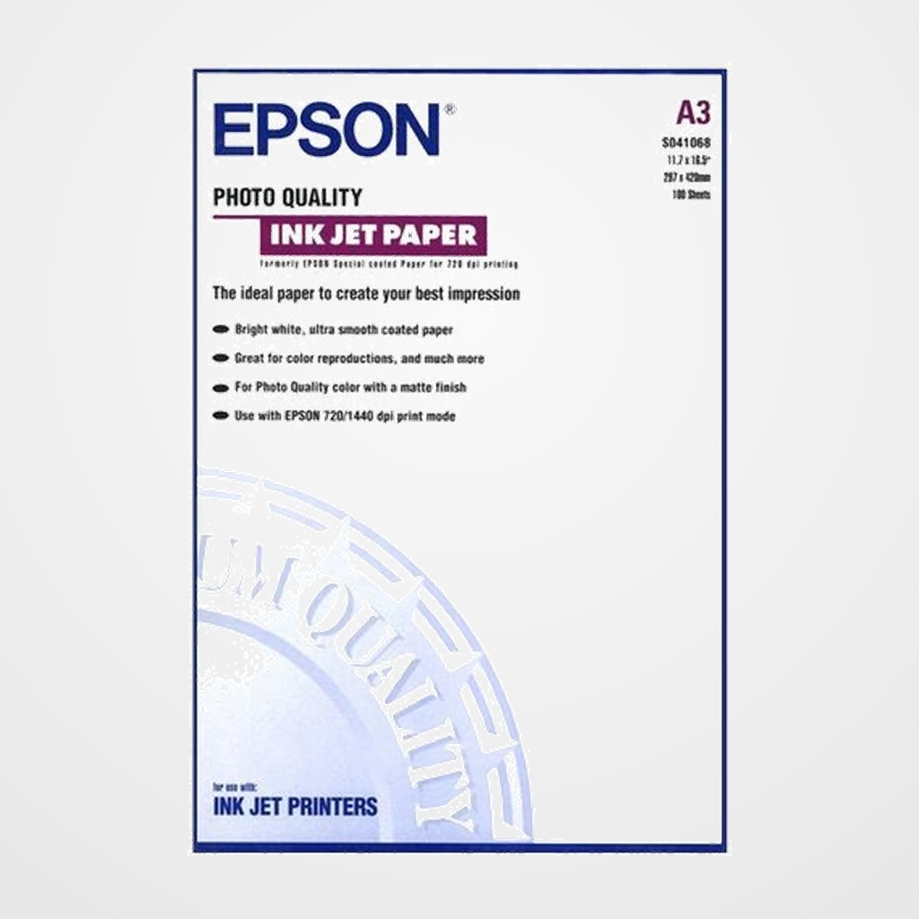 PAPEL INKJET MATE A3 102 grs. 100 hjs. EPSON HQ