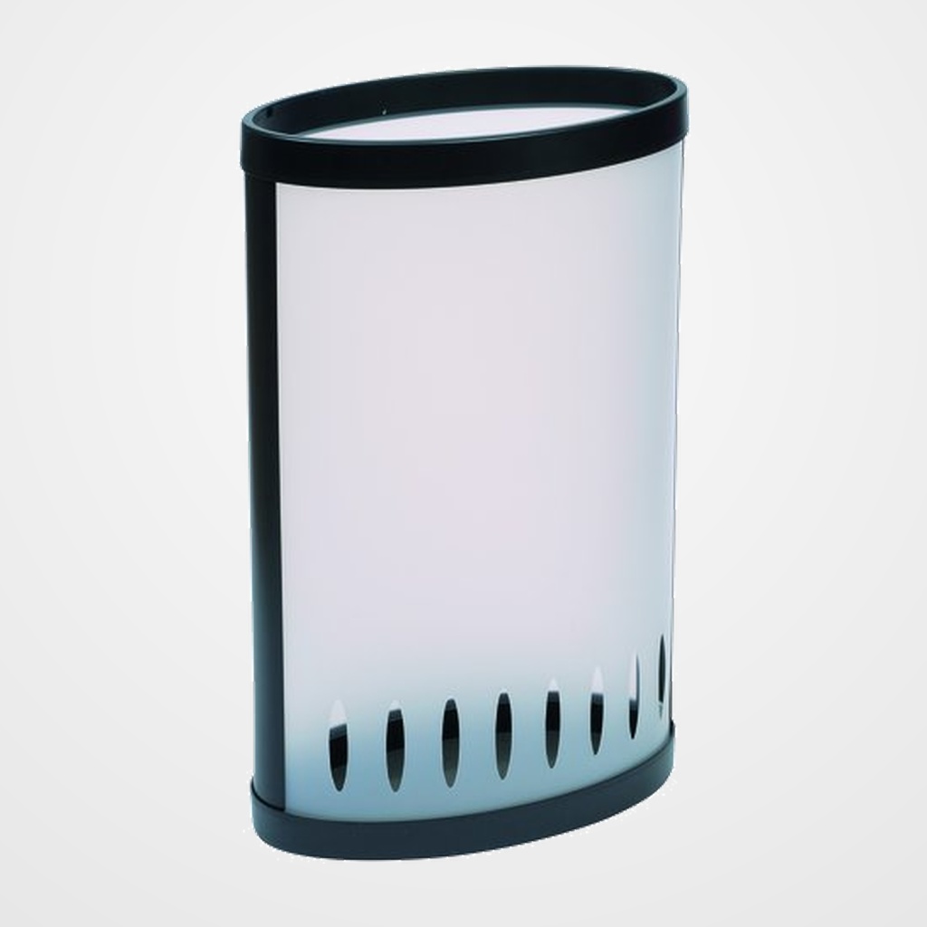 PARAGÜERO ALBA 12 PARAGUAS EN PP TRASLUCIDO CON REJILLAS DE VENTILACION