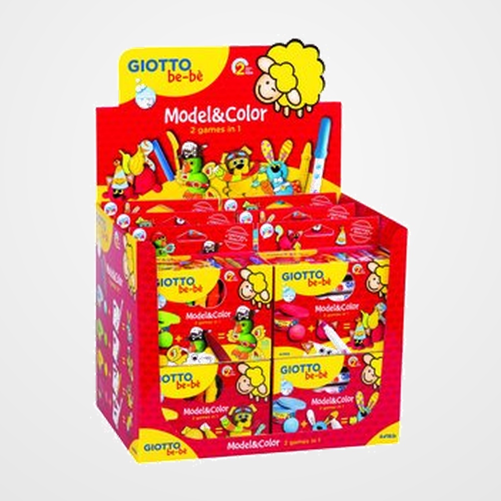 PASTA de MODELAR GIOTTO SET MODEL&COLOR 2 JUEGOS EN 1