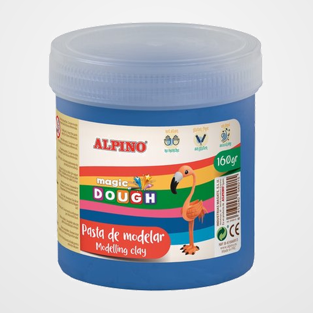 PASTA MODELAR ALPINO MAGIC DOUGH 160 gr. AZUL