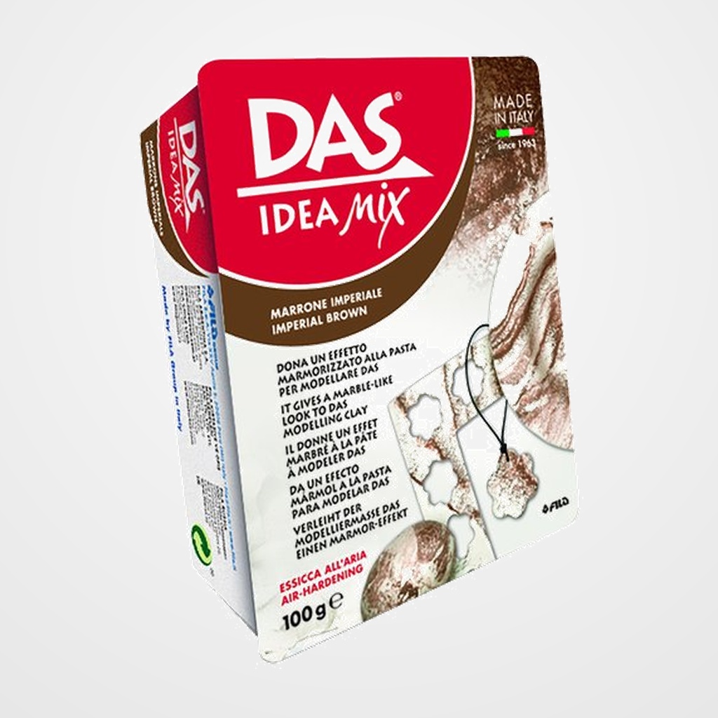 PASTA MODELAR DAS IDEA MIX Marron Imperial Pastilla 100 g.