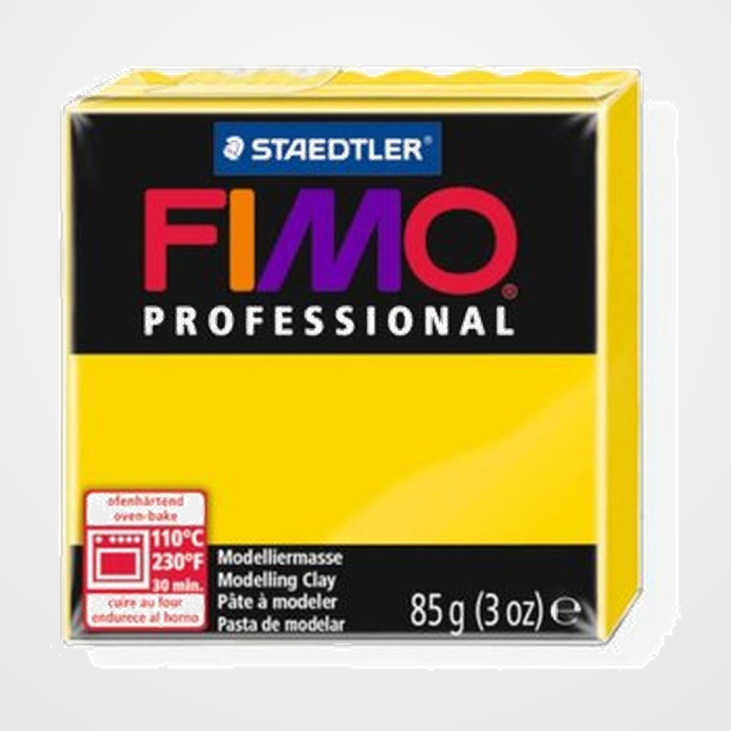 PASTA MODELAR FIMO PROFESSIONAL AMARILLO SOLIDO 85 GR.