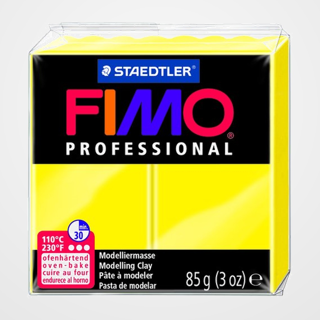 PASTA MODELAR FIMO PROFESSIONAL AMARILLO 85 GR.