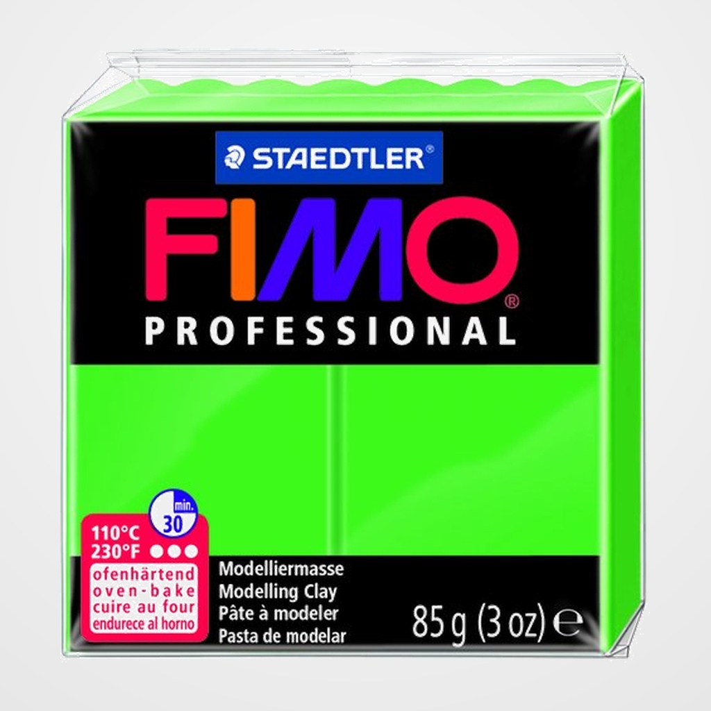 PASTA MODELAR FIMO PROFESSIONAL VERDE 85 GR.
