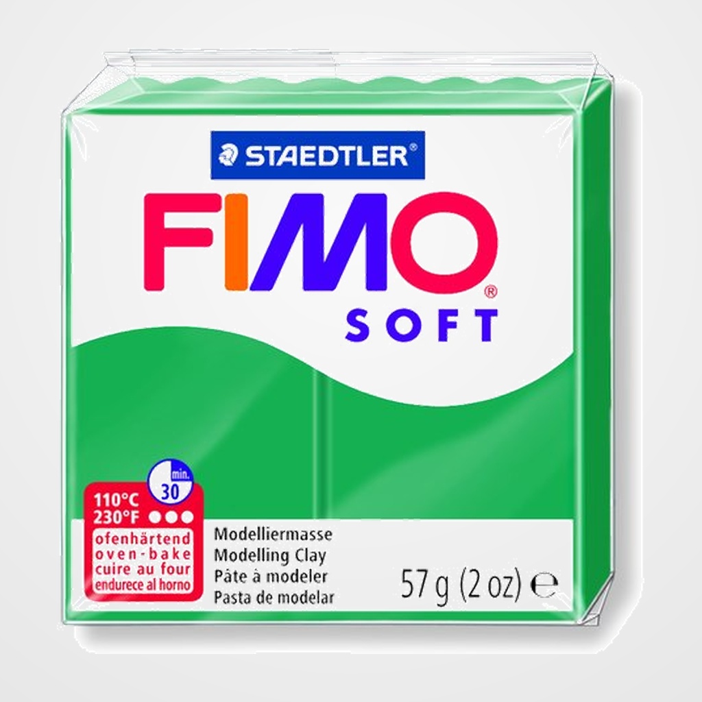 [24101206] PASTA MODELAR FIMO SOFT ESMERALDA 57 GR.
