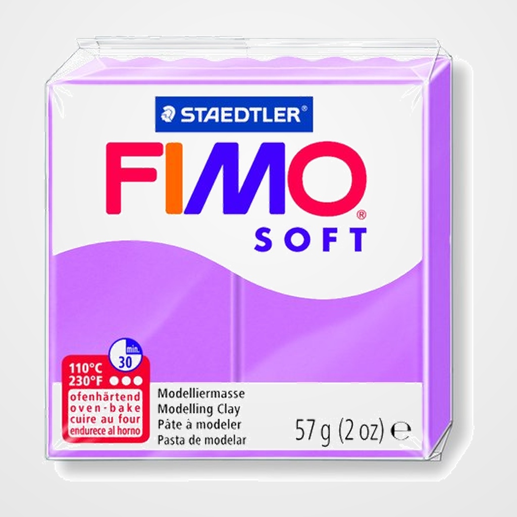PASTA MODELAR FIMO SOFT LAVANDA 57 GR.