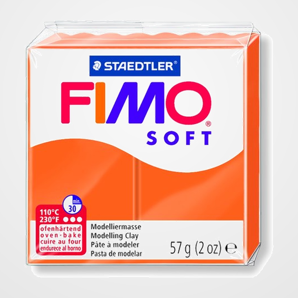 PASTA MODELAR FIMO SOFT NARANJA 57 GR.