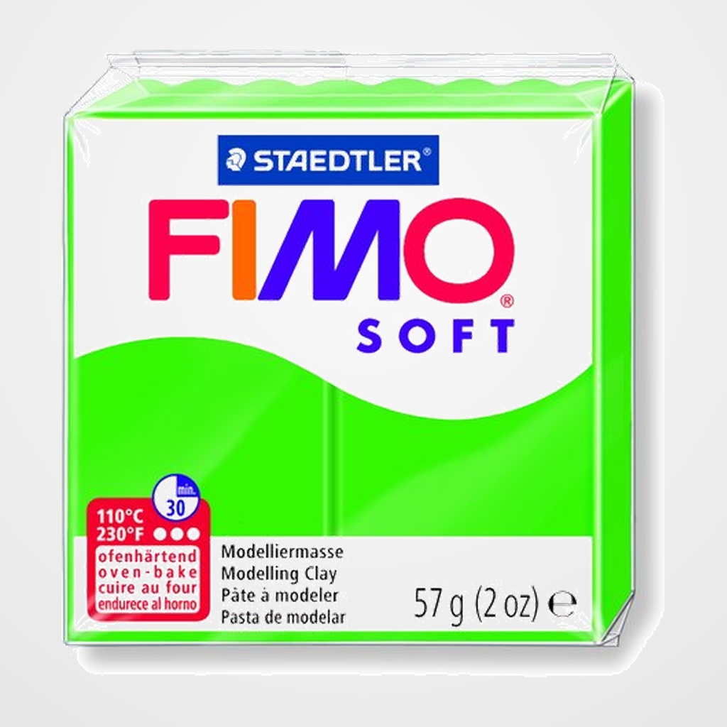PASTA MODELAR FIMO SOFT VERDE TROPICAL 57 GR.