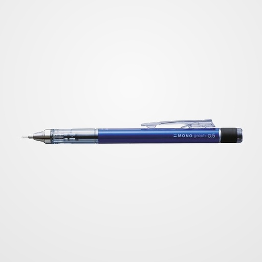 PORTAMINAS TOMBOW MONO GRAPH PROFESIONAL 0,5 mm. CUERPO AZUL BLISTER de 1