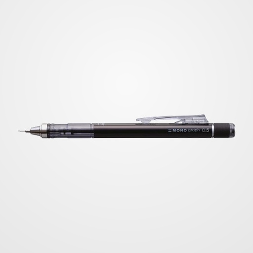 PORTAMINAS TOMBOW MONO GRAPH PROFESIONAL 0,5 mm. CUERPO NEGRO BLISTER de 1