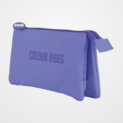 PORTATODO DOHE COLOUR VIBES TRIPLE MORADO