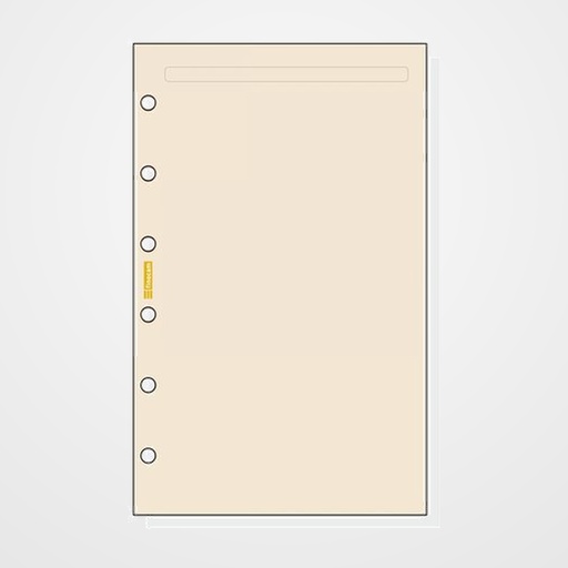 RECAMBIO AGENDA FINOCAM C343 CLASSIC 603 LISO 50h CREMA