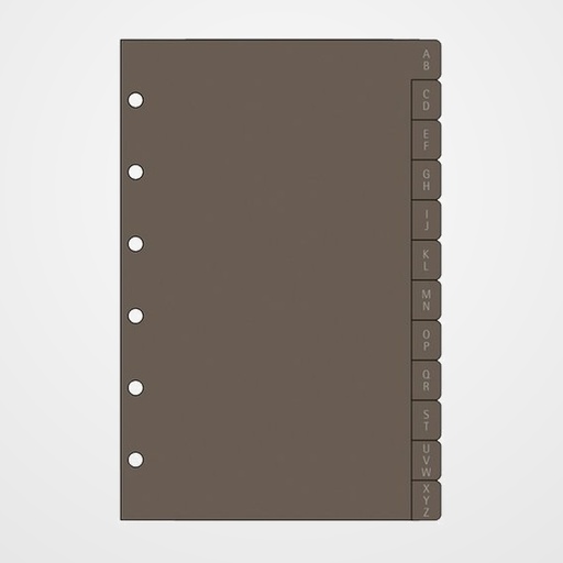 RECAMBIO AGENDA FINOCAM C361 CLASSIC 603 79x127 INDICE A-Z PLAST.12 PEST.