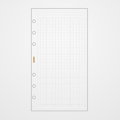 RECAMBIO AGENDA FINOCAM C940 CLASSIC 609 94x171 CUADRIC. 50h