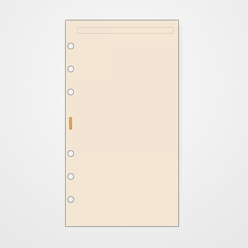 RECAMBIO AGENDA FINOCAM C943 CLASSIC 609 LISO 50h CREMA