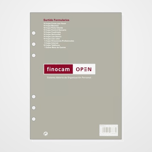 RECAMBIO AGENDA FINOCAM R1010.2 OPEN 1000 155x215 FORMULARIOS