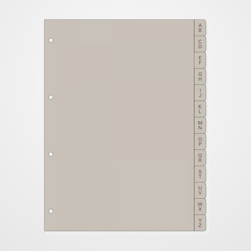 RECAMBIO AGENDA FINOCAM R4064 OPEN 4000 210x297 INDICE A-Z PLAST. 13 PEST.