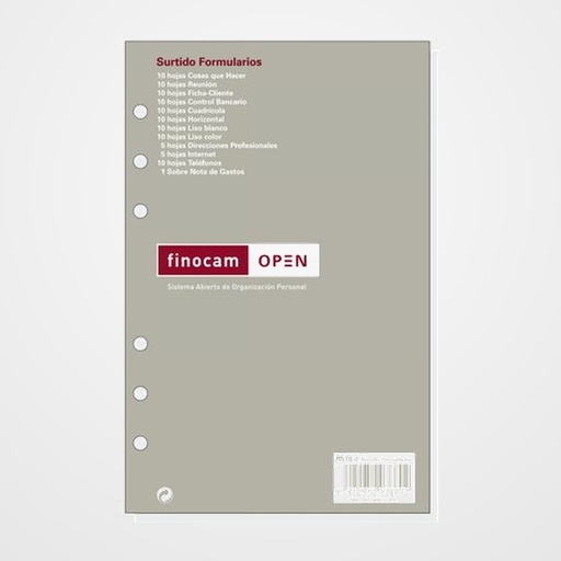 RECAMBIO AGENDA FINOCAM R510.2 OPEN 500 FORMULARIOS