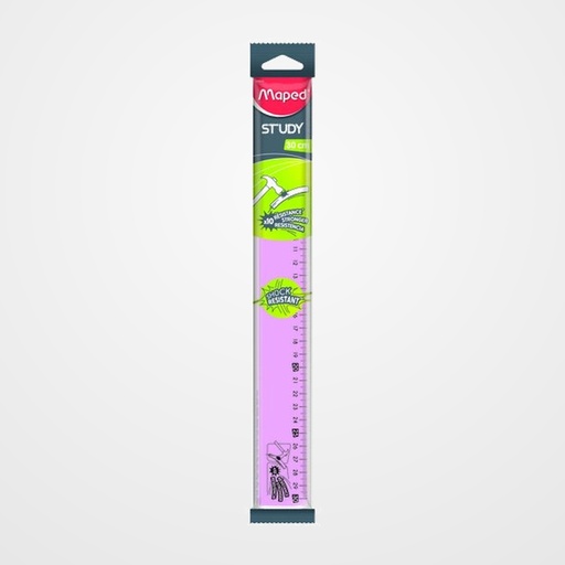 REGLA MAPED STUDY 30 cm SHOCK-RESISTANT
