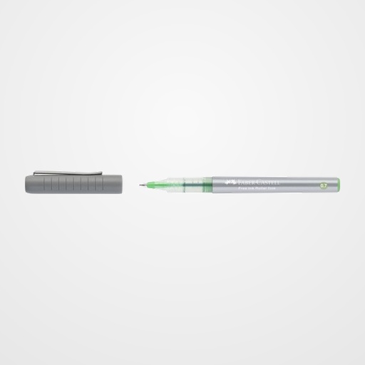 ROLLER T.LIQ. FABER-CASTELL FREE INK 0,7 VERDE CLARO