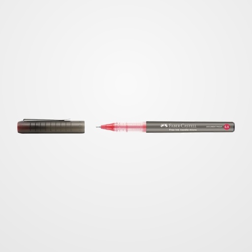 ROLLER T.LIQ. FABER-CASTELL MICRO 0,5 mm ROJO