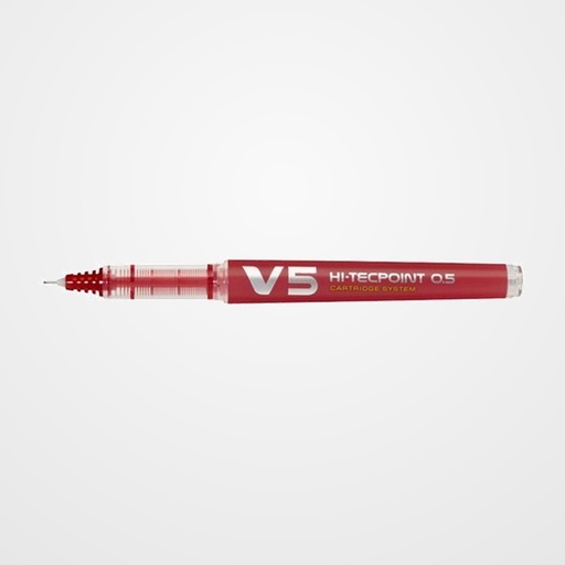 ROLLER T.LIQ. PILOT V-5 RECARGABLE  ROJO