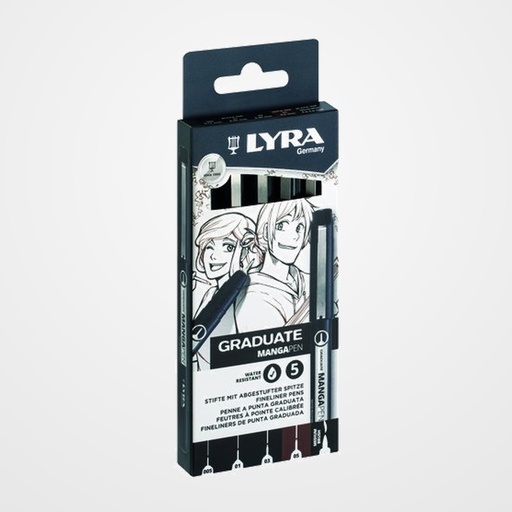 ROTULADOR CALIBRADO LYRA GRADUATE MANGA CAJA de 5