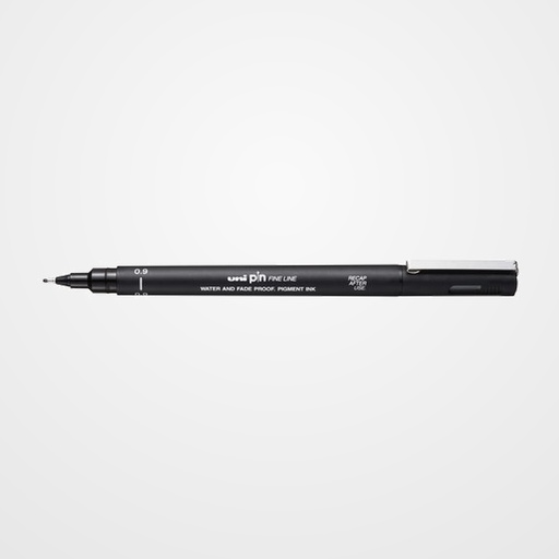 ROTULADOR CALIBRADO UNI-BALL PIN 0,9 mm NEGRO