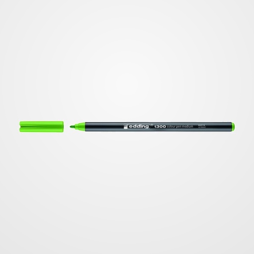 ROTULADOR FIBRA EDDING 1300  VERDE CLARO