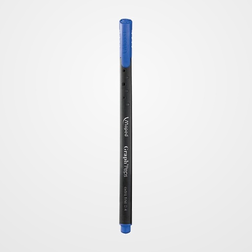 ROTULADOR FIBRA MAPED GRAPH PEPS AZUL MARINO