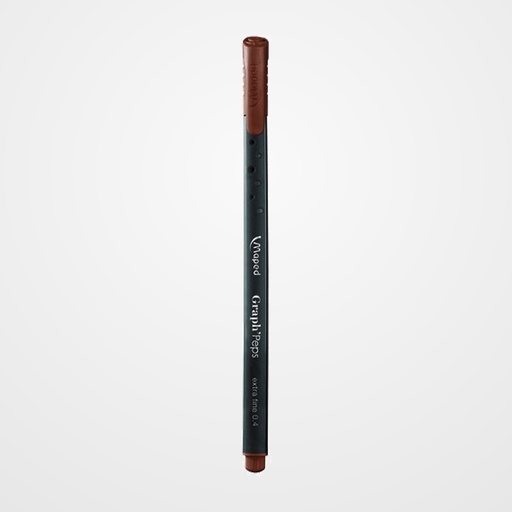 ROTULADOR FIBRA MAPED GRAPH PEPS WOODY BROWN