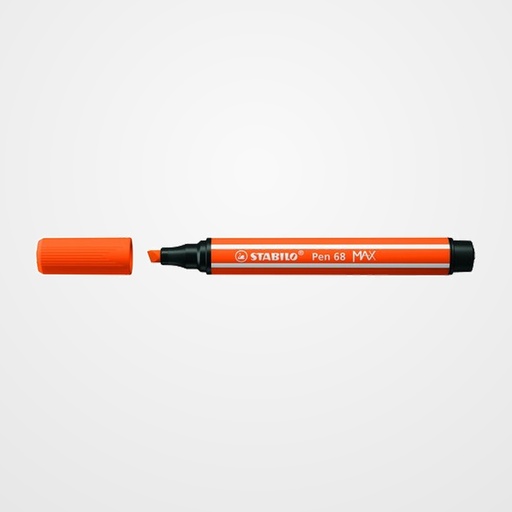 ROTULADOR FIBRA STABILO PEN 68 MAX BERMELLON PALIDO