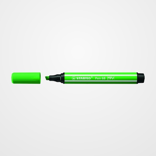ROTULADOR FIBRA STABILO PEN 68 MAX VERDE HOJA