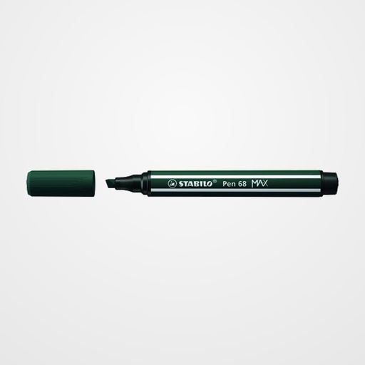 ROTULADOR FIBRA STABILO PEN 68 MAX VERDE TIERRA