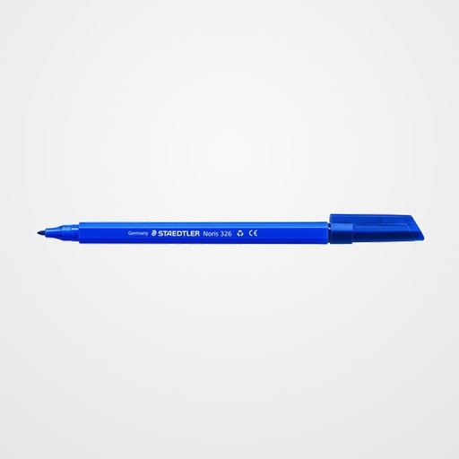 ROTULADOR FIBRA STAEDTLER  326 NORIS CLUB AZUL