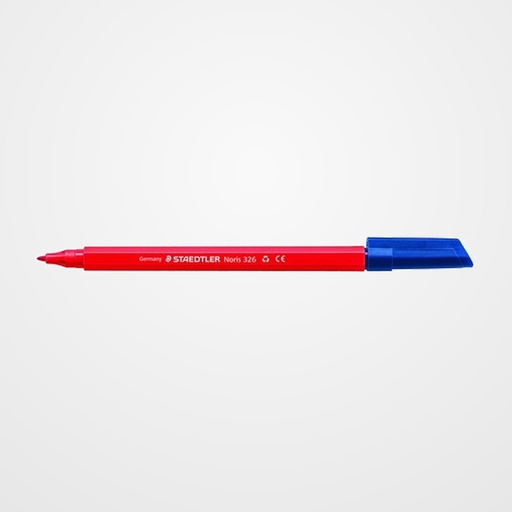 ROTULADOR FIBRA STAEDTLER  326 NORIS CLUB ROJO