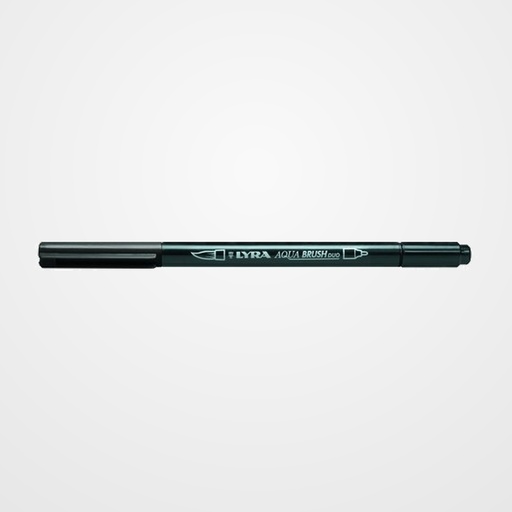 ROTULADOR LYRA AQUA BRUSH DUO Negro