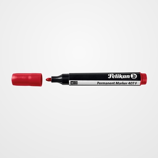 ROTULADOR PERMANENTE PELIKAN 407 F ROJO
