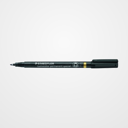 ROTULADOR PERMANENTE STAEDTLER 319 LUMOCOLOR (F)  NEGRO